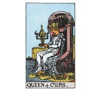 The Queen of Cups: 156 College Ruled Lined Pages (78 leaves), 5x8 Notebook, Journal, Diary, Planner featuring image of The Queen of Cups Tarot card