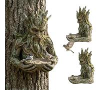 The Quiet bietet eine in den Baum integrierte Vogelfütterungsskulptur, einen tausendjährigen alten Baumvogelhäuschen für den Außenbereich mit verstecktem Schlüsselloch-Aufhänger und eine (2 PCS)