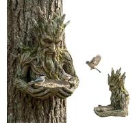 The Quiet bietet eine in den Baum integrierte Vogelfütterungsskulptur, einen tausendjährigen alten Baumvogelhäuschen für den Außenbereich mit verstecktem Schlüsselloch-Aufhänger und eine (1 PCS)