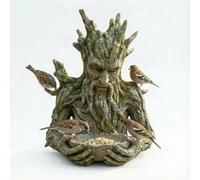 The Quiet Offering A Tree-Integrated Bird Feeding Sculpture Tree Faces Decor Outdoor Millennial Ancient Tree Bird Feeder with Hidden Keyhole Hanger Whimsical Art Décor Garden Accessory (1PC)