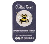 The Quilted Bear Magnetic Needle Minders - Aguja esmaltada para costura, bordado y accesorios de punto de cruz, soporte seguro para alfileres y agujas (abeja)