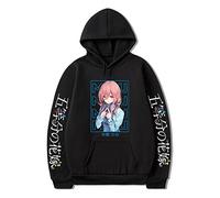 The Quintessential Quintuplets Sudaderas con Capucha Anime Nakano Miku Cosplay Harajuku Casual Streetwear Pullover Sudadera de Manga Larga Tops para Mujeres Hombres