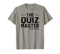 The Quiz Master Fine Print I'm in Charge Funny Bar Pub Gamer Camiseta