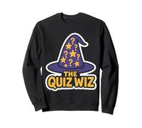 The Quiz Wiz Noche Trivia Amante Mago Divertido Competencia Diversión Sudadera