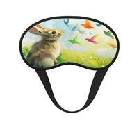 The Rabbit Yearning - Máscara de ojos definitiva para dormir, máscara de ojos suave y cómoda, relajante con cero presión para los ojos vendados.