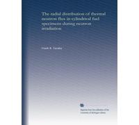 The radial distribution of thermal neutron flux in cylindrical fuel specimens during neutron irradiation