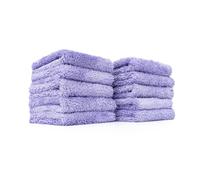 The Rag Company - The Eaglet 350 - Mezcla profesional coreana 70/30; toallas de microfibra súper afelpada; perfectas para ruedas, espejos y más; 350 g/m²; 8 x 8 pulgadas, lavanda (paquete de 10)