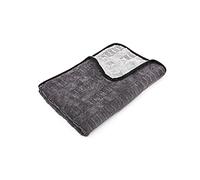 The Rag Company - Toalla de secado The Gauntlet - Mezcla 70/30 de microfibra coreana, diseñada para secar vehículos más rápido, más a fondo y más suavemente que otros, 900 g/m², 20 x 30 pulgadas, gris