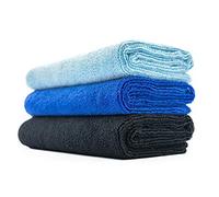 The Rag Company - Toalla deportiva y de entrenamiento - Gimnasio, ejercicio, fitness, spa, ultra suave, súper absorbente, microfibra premium de secado rápido, 320 g/m², 16 x 27 pulgadas, azul real +