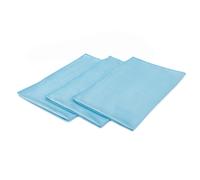 The Rag Company - Toallas premium con detalles cromados y espejo de vidrio para ventanas - Mezcla de microfibra profesional coreana 70/30 Sin pel