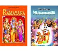 THE RAMAYANA & THE GREAT MAHABHARATA FOR KIDS - English ( Set of 2 Books )