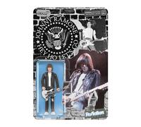 Super7 Johnny Ramone Reaction Figures - Figura de acción de Johnny Ramone (camisa blanca)
