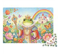 The Rana Puzzle 1000 Piezass Material Reciclable Prince Puzzles para Adultos Family Gaming Time Props Interesting Juego Familiar for Home 38x26cm/1000pcs