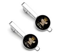 The Rat King - Pinzas de corbata clásicas para hombre, paquete de 2 clips de cierre, regalos para aniversario y negocios, 5.5x2.2cm, poliuretano