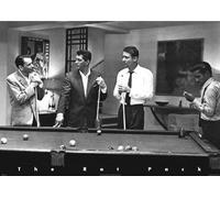 The Rat Pack Pool Frank Sinatra Dean Martin Sammy Davis Jnr Cool Celebrity - LAMINADA/ENCAPSULADO - Las medidas pueden variar de 86,5 x 61 cm a (91,5 x 61 cm) aprox.