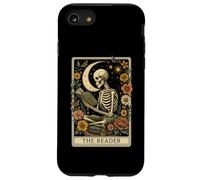 The Reader Tarot Skeleton Moon Floral Book Lover Carcasa para iPhone SE (2020) / 7/8