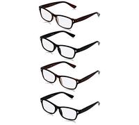 The Reading Glasses Company Gafas De Lectura Negro Marrón Lectores Valor Pack 4 Hombres Mujeres Rrrr77-1122 +2,50 4 Unidades 88 g