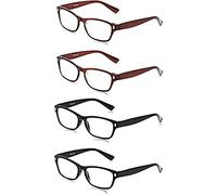 The Reading Glasses Company Gafas De Lectura Negro Marrón Lectores Valor Pack 4 Hombres Mujeres Rrrr77-1122 +3,50 4 Unidades 88 g