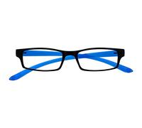 The Reading Glasses Company La Compañía Gafas De Lectura Negro Azul Brillante Cuello Lectores Hombres Mujeres R20-3 +1,00