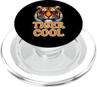 The Real Cool Tiger Birthday Tee para niño, gafas de sol a rayas PopSockets PopGrip para MagSafe