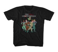 The Real Ghost Busters Animated TV Series The Whole Crew Youth T Shirt 2T-YXLBlack3XL