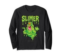 The Real Ghostbusters Ecto Green Slimer Retro 80's Cartoon Manga Larga