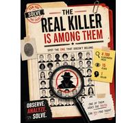 The Real Killer Is Among Them: 4,700 Illustrated Suspects, 15 Visual Clues, One Killer - A Murder Mystery Logic Puzzle Book for Adults