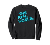 The Real World Light Blue Show Logo Vintage Reality TV Sudadera
