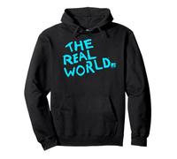 The Real World Light Blue Show Logo Vintage Reality TV Sudadera con Capucha