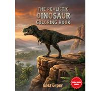 The Realistic Dinosaur Coloring Book: 30 Detailed Prehistoric Illustrations for Kids, Teens, and Adults - Fun and Educational Activity Gift for Dinosaur Lovers