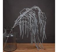 The Recipe Festive Silver Amaranthus, Seda, Verde, 34.3 cm