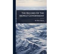 The Record Of The Mowat Government