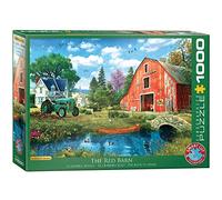 EuroGraphics Rompecabezas The Red Barn de Dominic Davison Color Rojo (6000-5526)