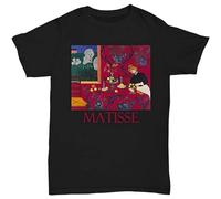 The Red Room 1908 Henri Matisse Men's Black T-Shirt Unisex tee Shirt XXL