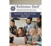 The Reference Shelf: National Debate Topic 2026/2027