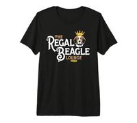 The Regal Beagle Pub Three's Company Retro Dog Crown Camiseta Premium