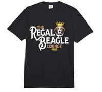 The Regal Beagle Pub Three's Company Retro Dog Crown Comfort Colors Adult Heavyweight T-Shirt