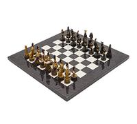 The Regency Chess Company Ltd EL Antiguo Egipto Pintado a Mano con Tema de Lujo Carbón AJEDREZ Set DE italfama