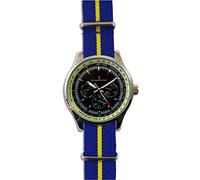 The Regimental Shop Royal Horse Artillery - Reloj militar multiesfera, Azul/amarillo, one size fits all
