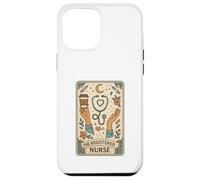 The Registered Nurse Tarot Stethoscope Coffee Floral Carcasa para iPhone 12 Pro MAX