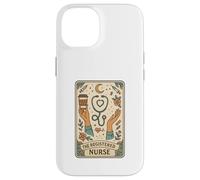 The Registered Nurse Tarot Stethoscope Coffee Floral Carcasa para iPhone 14