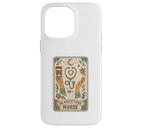 The Registered Nurse Tarot Stethoscope Coffee Floral Carcasa para iPhone 14 Pro MAX