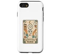 The Registered Nurse Tarot Stethoscope Coffee Floral Carcasa para iPhone SE (2020) / 7/8