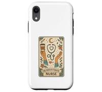 The Registered Nurse Tarot Stethoscope Coffee Floral Carcasa para iPhone XR