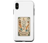 The Registered Nurse Tarot Stethoscope Coffee Floral Carcasa para iPhone XS MAX