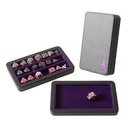 The Reliquary - Caja de dados y bandeja de 3 filas, color morado