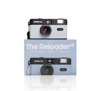 The Reloader Cámara de película reutilizable de 35 mm con flash, compatible con todas las películas de 35 mm, apuntar y disparar analógicas con avance y rebobinado manual, perfecta para viajes