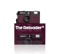 The Reloader Cámara de película reutilizable de 35 mm con flash, compatible con todas las películas de 35 mm, apuntar y disparar analógicas con avance y rebobinado manuales, perfecta para viajes