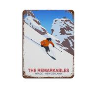 The Remarkables - Cartel de metal vintage para decoración de pared, bar, bar, bar, decoración de pared, retro, 30 x 40 cm