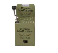 THE REPLICANT - Caja de música navideña con manivela (verde)